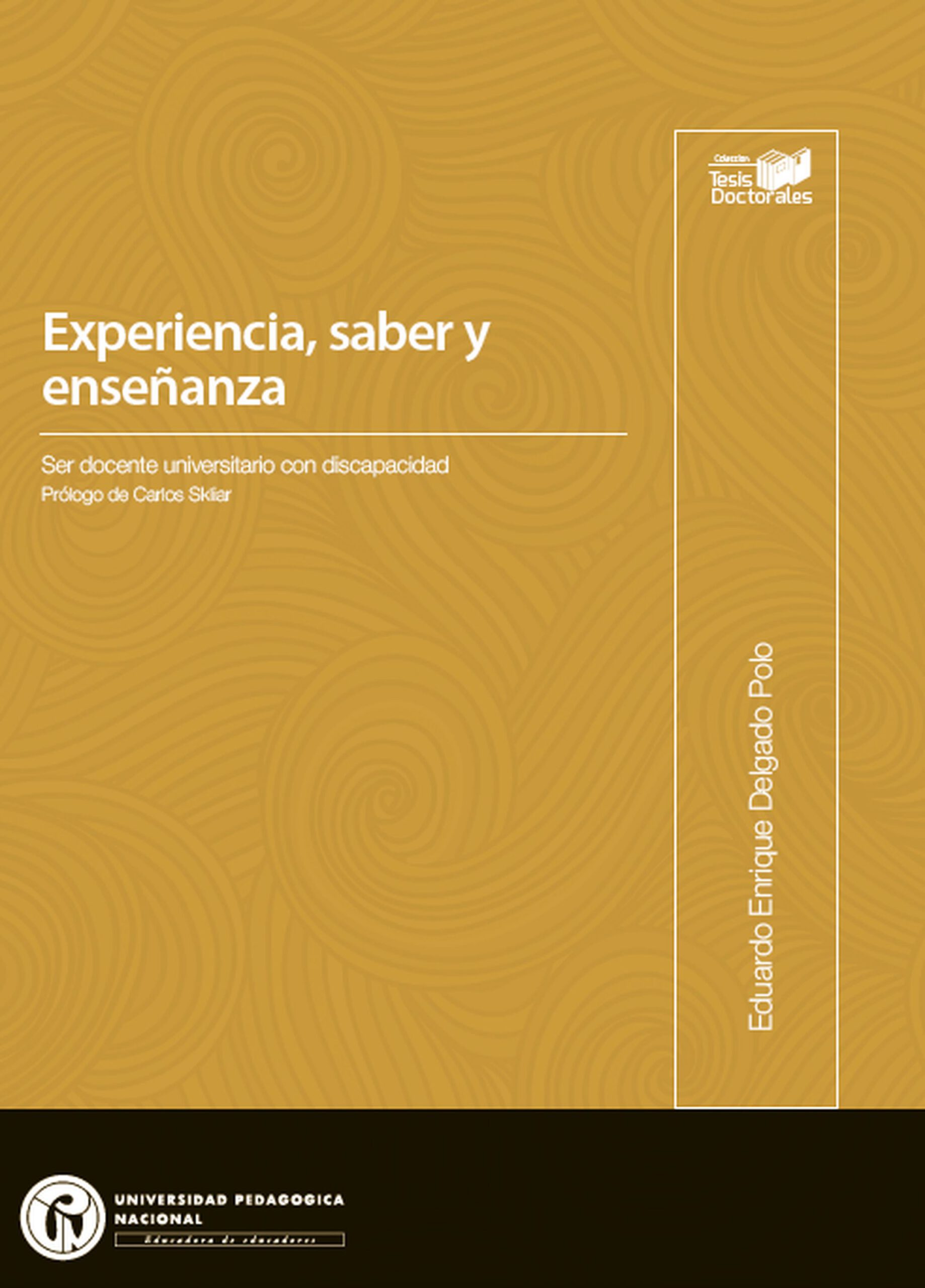 Experiencia, saber y enseñanza.. Ser docente universitario con discapacidad