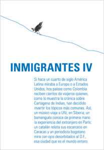 Publication 23 Inmigrantes IV: París, Siberia, Caracas, México D.F., Cartagena