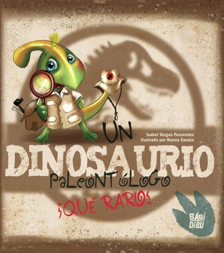 Un dinosaurio paleontólogo. ¡Qué raro!