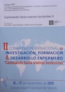 Publication 9 II congreso internacional de investigación, formación & desarrollo enfermero