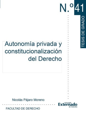 Autonomía privada y constitucionalización del Derecho