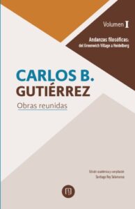 Publication 6 Andanzas filosóficas: del Greenwich Village a Heidelberg: Obras reunidas, volumen I