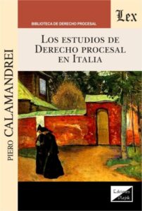 Los estudios de derecho procesal en Italia