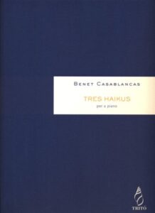 Publication 13 Tres Haikus, per a piano