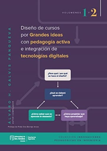 Diseño de cursos por grandes ideas, con pedagogía activa e integración de tecnologías digitales. Volumen 1 y 2