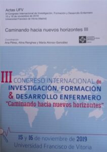 Publication 11 III Congreso internacional de investigación, formación & desarrollo enfermero
