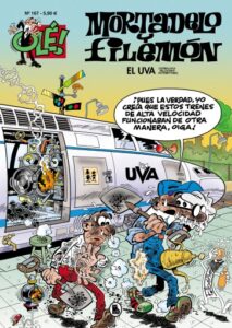 Publication 24 Mortadelo y Filemón. El U.V.A. (Ultraloca Velocidad Automotora) (Olé! Mortadelo 167)