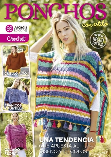 Crochet Ponchos con estilo