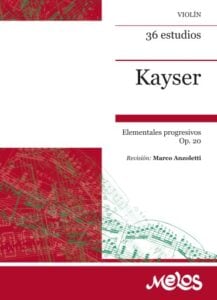 Publication 3 Kayser 36 estudios, elementales y progresivos Op. 20
