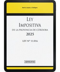 Ley Impositiva de la Provincia de Córdoba 2025