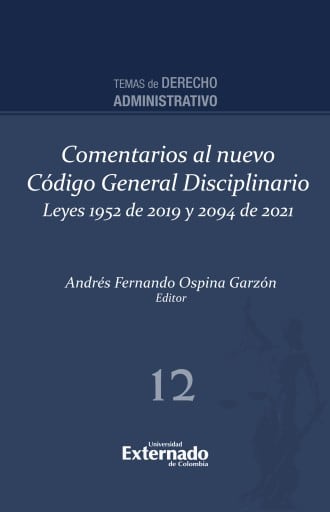Comentarios al nuevo Código General Disciplinario